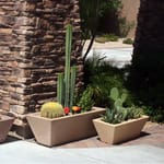 View Oblique Rectangular Series Planters